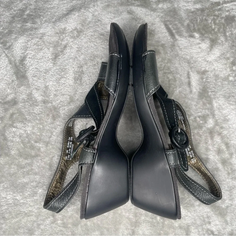 Hush Puppies | Shoes | Hush Puppies Size 7 Leather Wedge Sandals Bundle ...